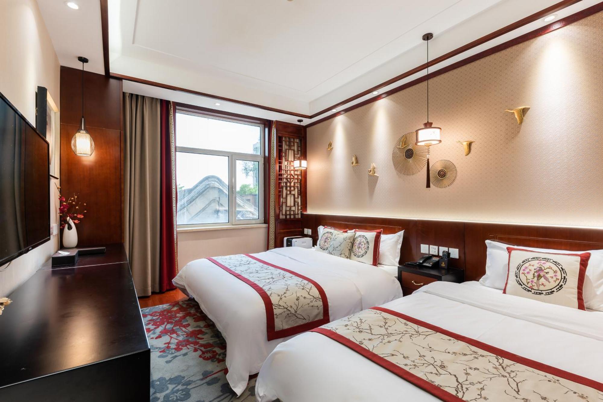 Chinese Culture Boutique Hotel-Tangfu,Traditional Chinese Theme,Heart Of Beijing,Near Forbidden City,Tiananmen Square,Hutongs,Metro Access,Free Coffee,Tea,Laundry מראה חיצוני תמונה