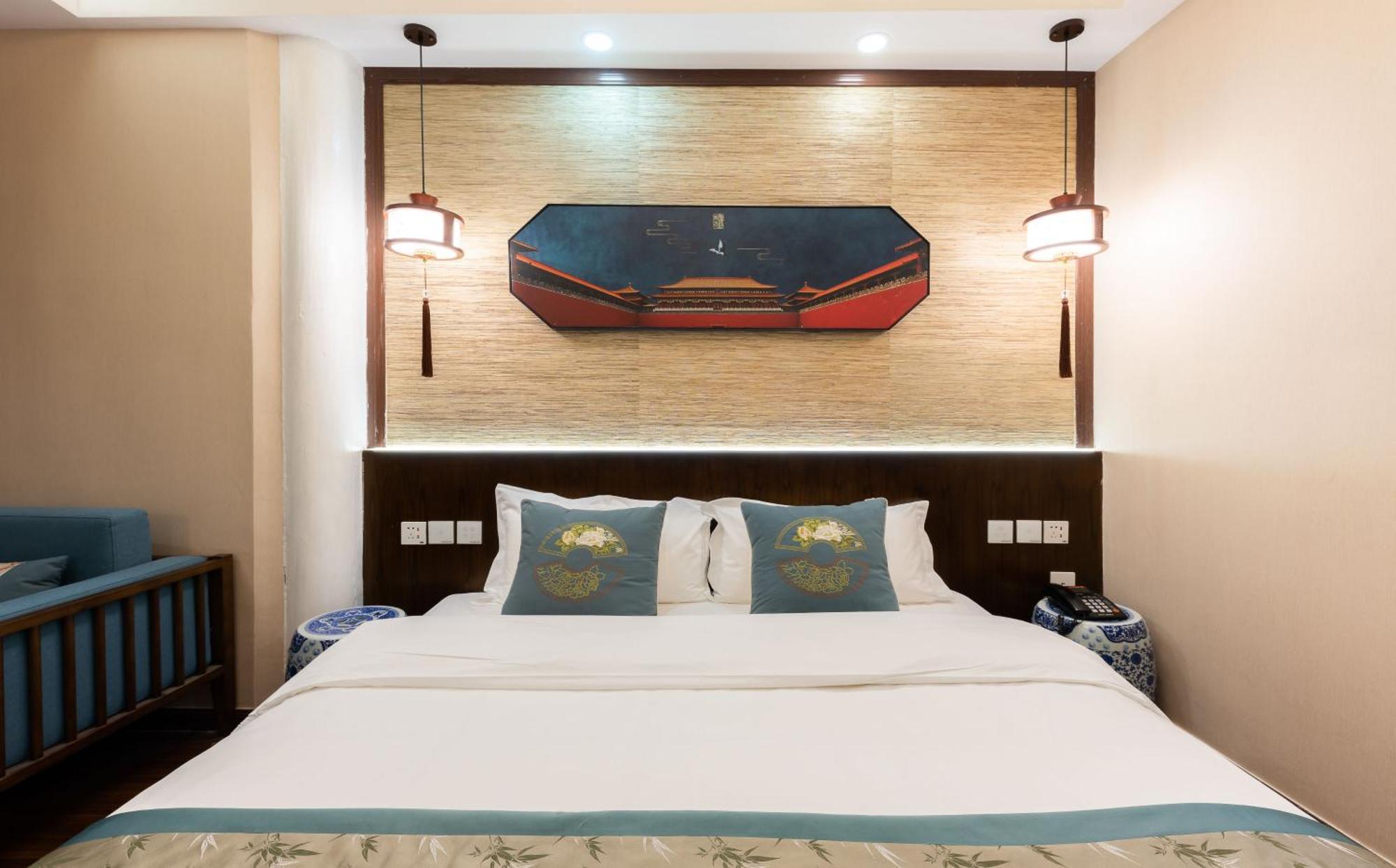 Chinese Culture Boutique Hotel-Tangfu,Traditional Chinese Theme,Heart Of Beijing,Near Forbidden City,Tiananmen Square,Hutongs,Metro Access,Free Coffee,Tea,Laundry חדר תמונה