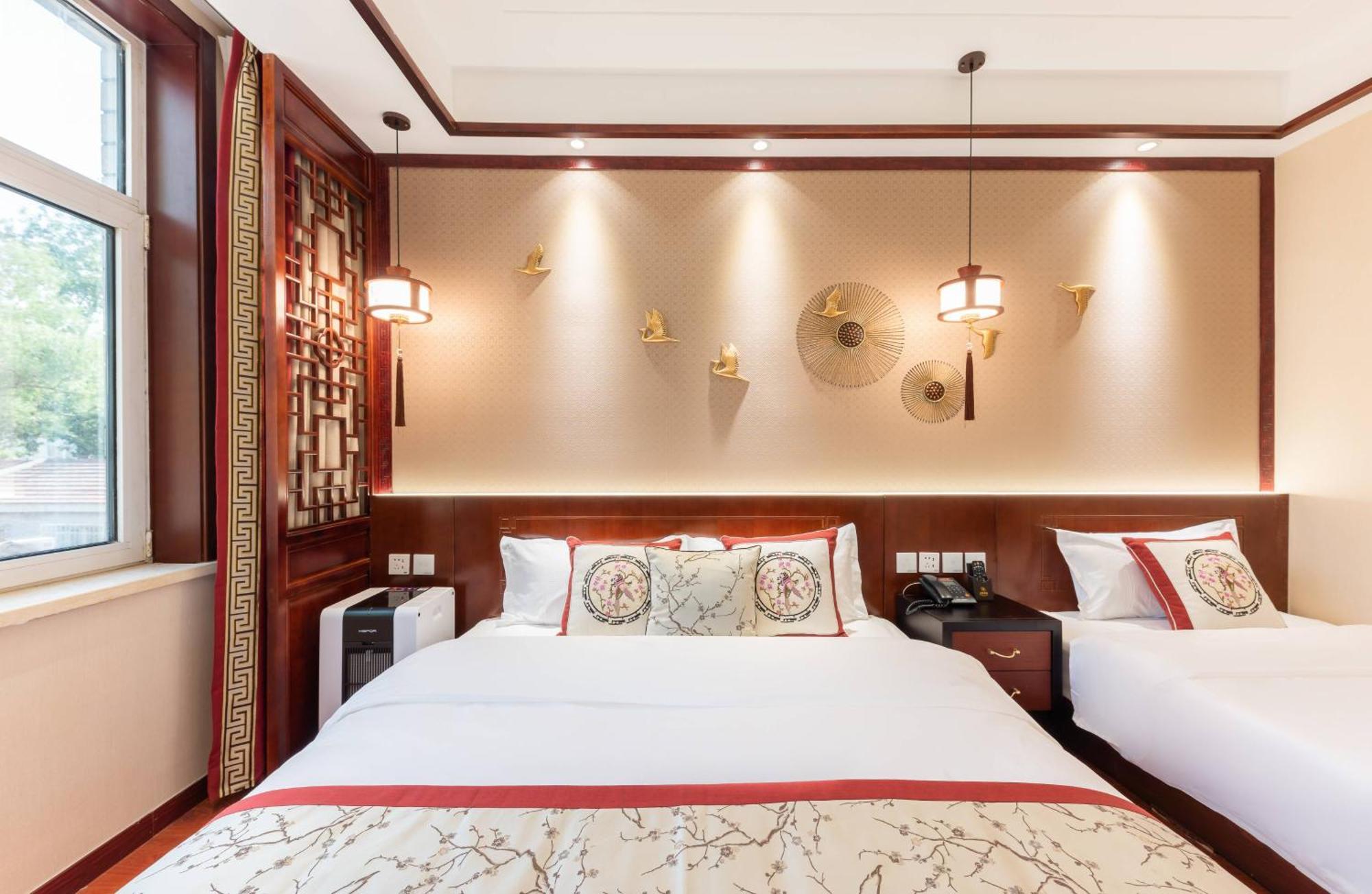 Chinese Culture Boutique Hotel-Tangfu,Traditional Chinese Theme,Heart Of Beijing,Near Forbidden City,Tiananmen Square,Hutongs,Metro Access,Free Coffee,Tea,Laundry חדר תמונה